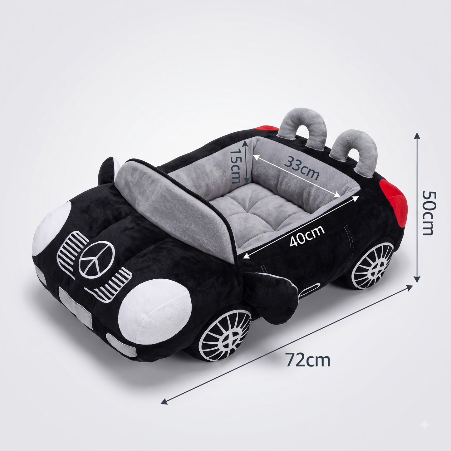 Hunde-Schlitten Pro - Sportauto Bett für Tiere