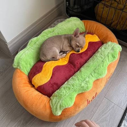 Würstchen-Bett™ Hot Dog Bett für Tiere